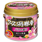 アース渦巻香バラの香り 30巻缶入
