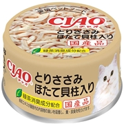 ＣＩＡＯとりささみほたて貝柱入り 85g