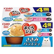 ＣＩＡＯ まぐろジュレ ４個パック ささみＶ