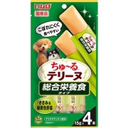 いなば 国産 ちゅーるテリーヌ 総合栄養食タイプ ささみ＆緑黄色野菜 15g×4本