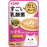 いなば 国産 CIAO すごい乳酸菌だしスープ まぐろ ほたて貝柱・ささみ入り 40g