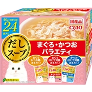 いなば 国産 CIAO チャオ だしスープ まぐろ・かつおバラエティ 40g×3種×8袋
