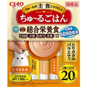 いなば 国産 CIAO ちゅ～るごはん とりささみバラエティ 20本