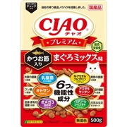 いなば 国産 CIAO プレミアム かつお節入り まぐろミックス味 500ｇ