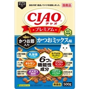 いなば 国産 CIAO プレミアム かつお節入り かつおミックス味 500g