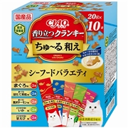 CIAO 香り立つクランキー ちゅ～る和え シーフードバラエティ 20g×10