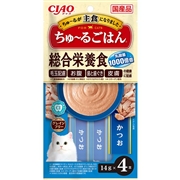 いなば 国産 CIAO ちゅ～るごはん グレインフリー かつお 14g×4本