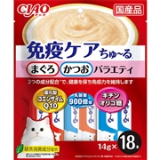 CIAO 免疫ケアちゅーる まぐろ・かつおバラエティ 14g×18本