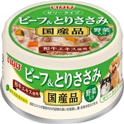 ビーフ＆とりささみ 野菜入り ８５ｇ