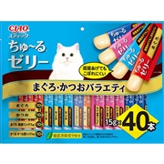 CIAO スティック ちゅーるゼリー まぐろ・かつおバラエティ 15g×40本