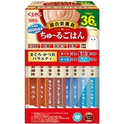 いなば 国産 CIAO チャオ ちゅーるごはん まぐろ・かつおバラエティBOX 14g×36本