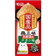 いなば 国産 CIAO 鶏三昧 高齢猫用 チキン味 60g×3袋