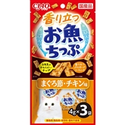 いなば 国産 CIAO 香り立つお魚ちっぷ まぐろ節・チキン味 4g×3袋