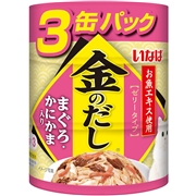 金のだし３缶まぐろ・かにかま入り