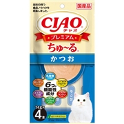 いなば 国産 CIAO プレミアムちゅ～る かつお 14g×4本