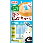 ピュアちゅーる かつお かつお節入り １４ｇ×４