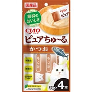 いなば 国産 CIAO ピュアちゅ～る かつお 14g×4袋