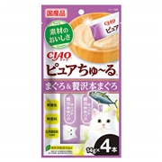 ピュアちゅーる まぐろ 贅沢本まぐろ １４ｇ×４