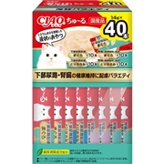 いなば 国産 CIAO ちゅ～る 下部尿路・腎臓の健康維持に配慮バラエティBOX 14g×40本