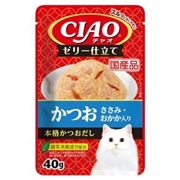 ＣＩＡＯ パウチゼリー かつお ささみ おかか ４０ｇ