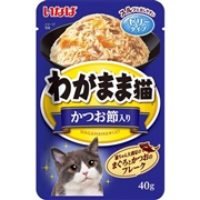 わがまま猫 まぐろパウチ かつお節入 ４０ｇ