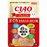 いなば 国産 CIAO プレミアム まぐろ ささみ入り ほたて味 30g