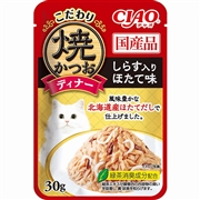 いなば 国産 CIAO こだわり焼かつおディナー しらす入り ほたて味 30g