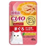 ＣＩＡＯ だしスープＪ まぐろ かつ節 ささみ ４０ｇ