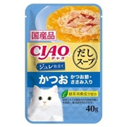 ＣＩＡＯ だしスープＪ かつお かつ節 ささみ ４０ｇ