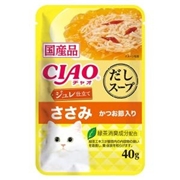 ＣＩＡＯ だしスープＪ ささみ かつお節 ４０ｇ