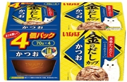 金のだしカップ４個パックかつお７０ｇ×４