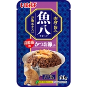 魚八 パウチ 高齢猫用 かつお節入り ６０ｇ
