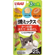 いなば 焼ミックス 3つの味 かつお節・ほたて・本格だし 25g