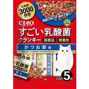 いなば 国産 CIAO チャオ すごい乳酸菌クランキー かつお節味 22g×5袋