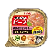 やわらかビーフ 緑黄色野菜 ささみ入り １００ｇ