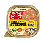 やわらかビーフ 緑黄色野菜 チーズ入り １００ｇ