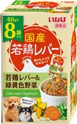 若鶏レバーパウチ若鶏レバ野菜４０ｇ×８袋