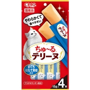 いなば 国産 CIAO チャオ ちゅーるテリーヌ まぐろ ほたて貝柱入り 15g×4本