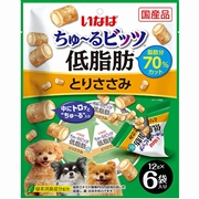 ちゅーるビッツ 低脂肪 とりささみ １２ｇｘ６