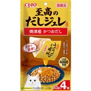 いなば 国産 CIAO チャオ 至高のだしジュレ 焼津産 かつおだし 13g×4個