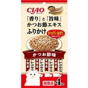 いなば 国産 CIAO 「香り」と「旨味」かつお節エキスふりかけ かつお節味 4本