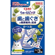 いなば 国産 CIAO ちゅ～るビッツ 歯と歯ぐきの健康維持に配慮 かつお 12g×3袋