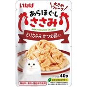 いなば あらほぐしささみ とりささみ＆かつお節入り 40g
