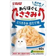いなば あらほぐしささみ とりささみ ほたて味 40g