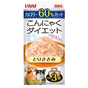 いなば 国産 こんにゃくダイエット とりささみ 60g×3袋