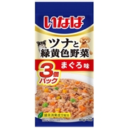 いなば いなば ツナと緑黄色野菜 まぐろ味 40g×3袋