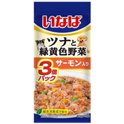 いなば ツナと緑黄色野菜 サーモン入り 40g×3袋