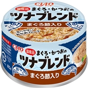 いなば 国産 CIAO チャオ まぐろ・かつおのツナブレンド まぐろ節入り 85g