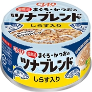 いなば 国産 CIAO チャオ まぐろ・かつおのツナブレンド しらす入り 85g