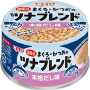 いなば 国産 CIAO チャオ まぐろ・かつおのツナブレンド 本格だし味 85g